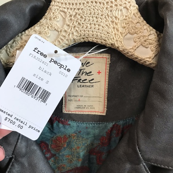 free people | circle embellished moto jacket - Picture 4 of 6